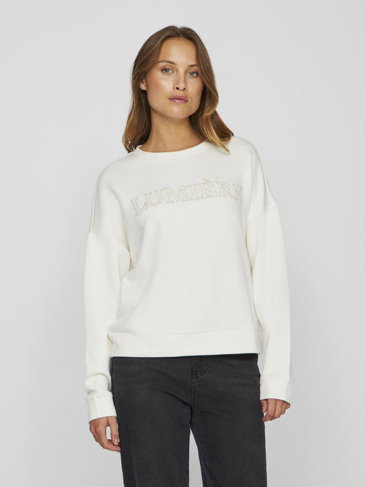 VILA  REFLECT SWEATSHIRT CLOUD