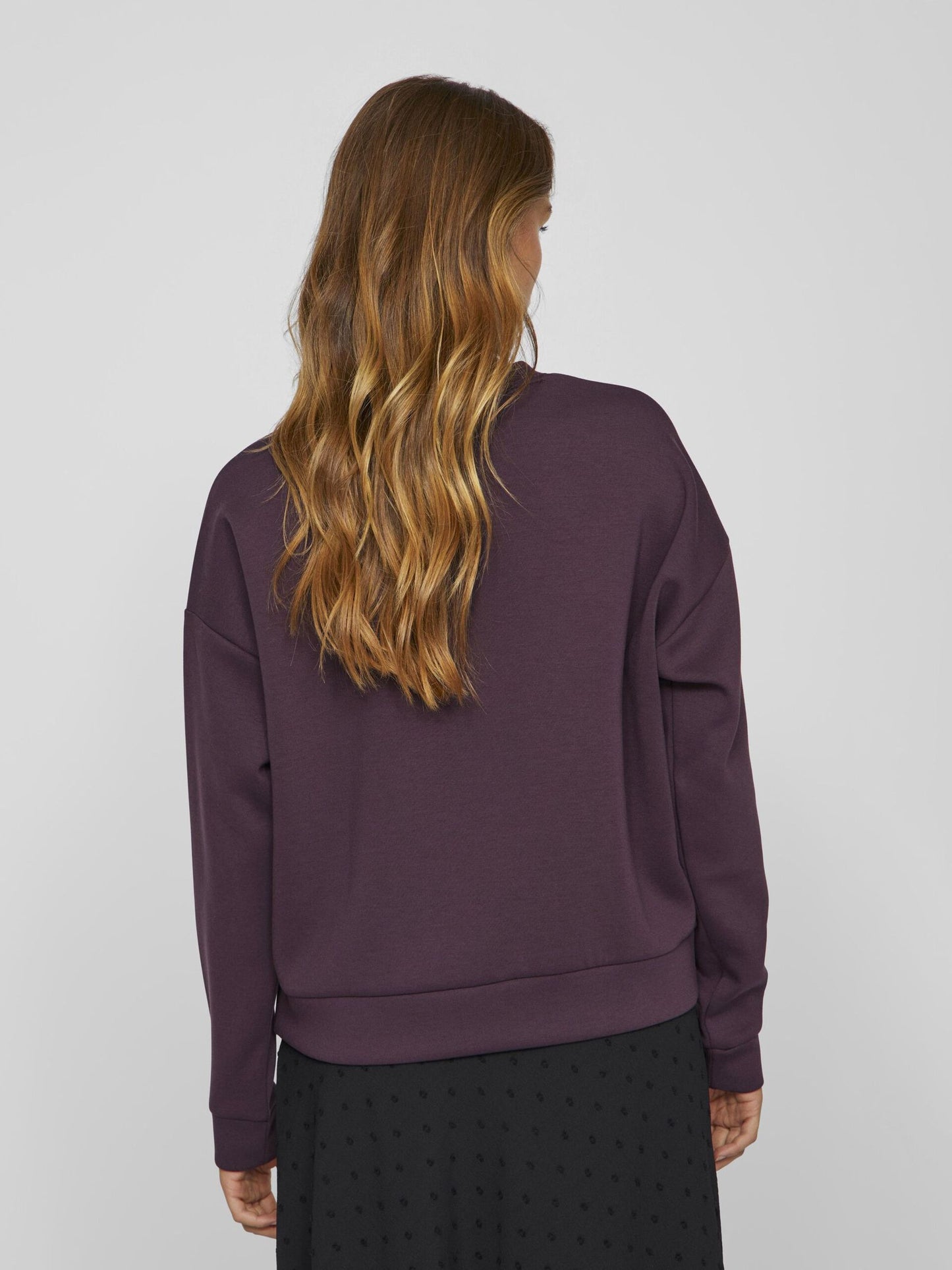 VILA  REFLECT SWEATSHIRT PLUM