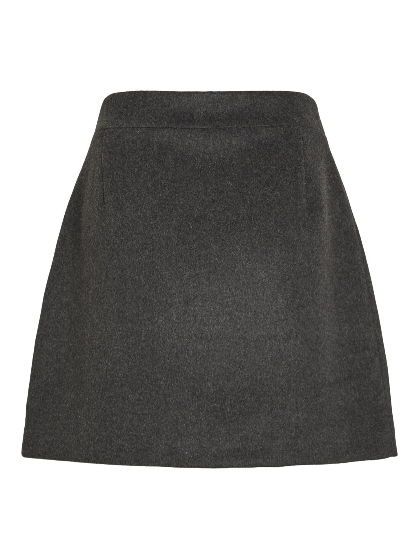 VILA  OCTO TAILORED SKIRT DARK GREY MELANGE