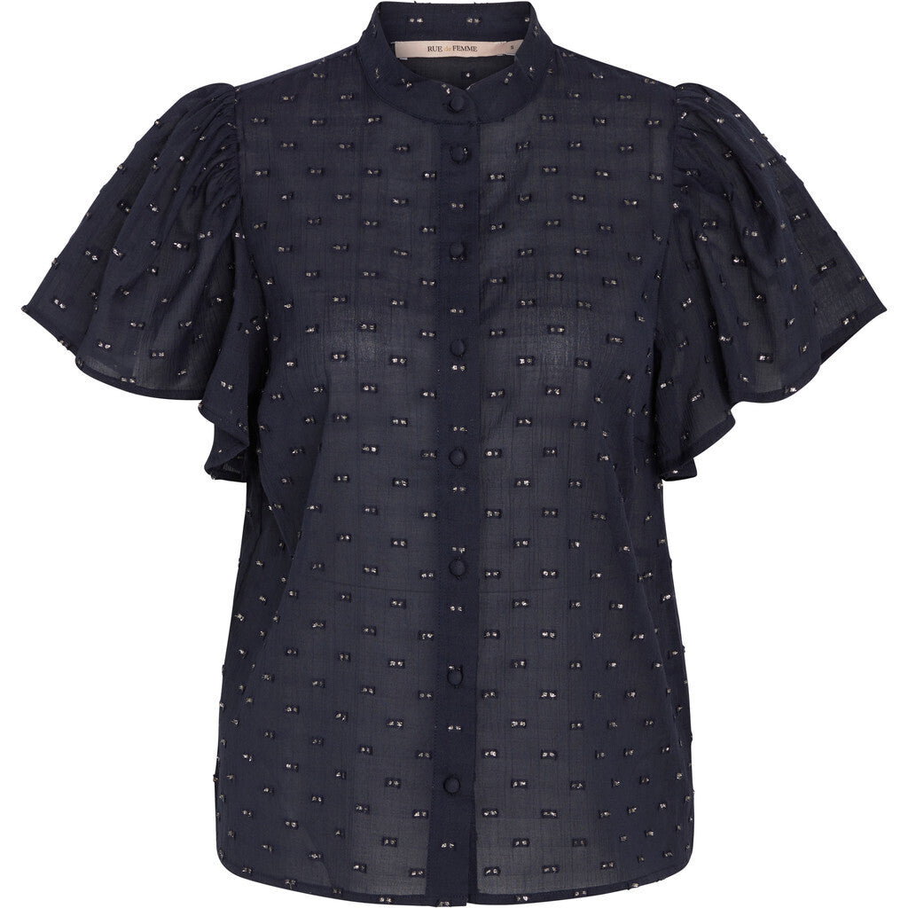 RUE DE FEMME  SYLVIE SHIRT DARK BLUE