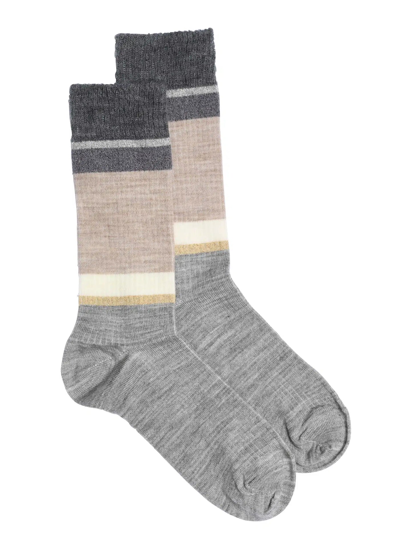 Gustav Fenia Long Wool Socks Grey