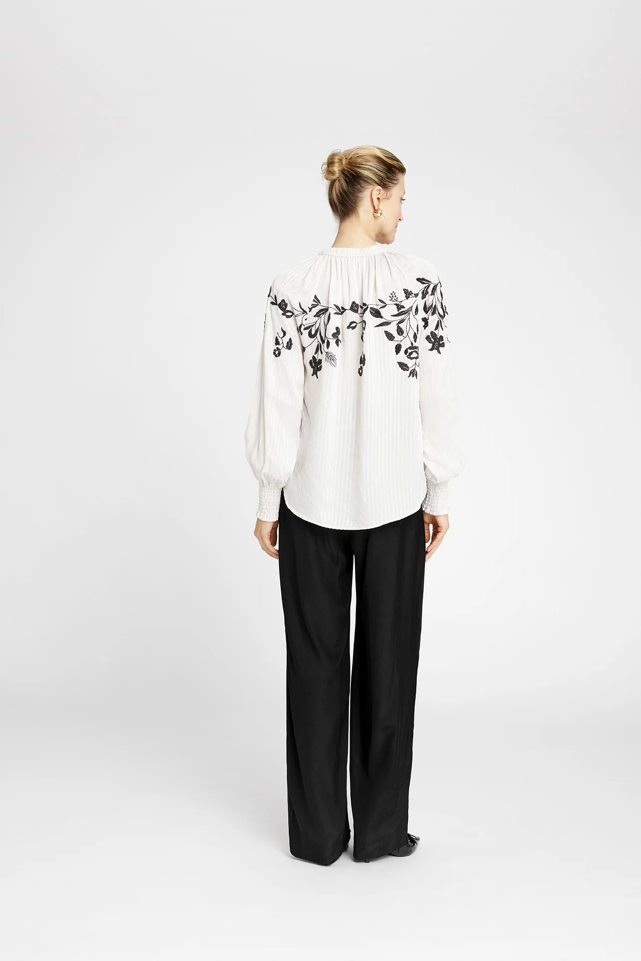 GUSTAV ANNSOFIE BLOUSE WHITE SWAN