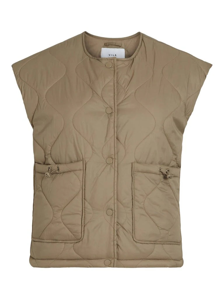 VILA VISIBIRIA S/L POCKET WAISTCOAT