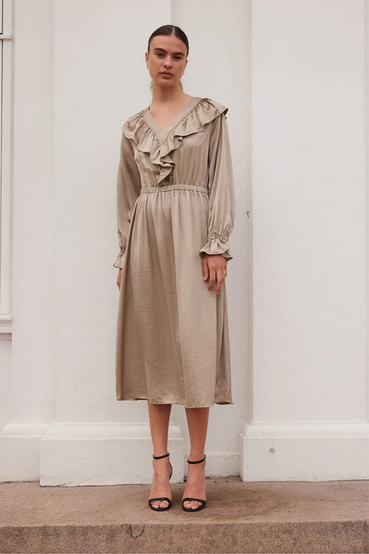 RDF BOHEMIA DRESS OYSTER GRAY