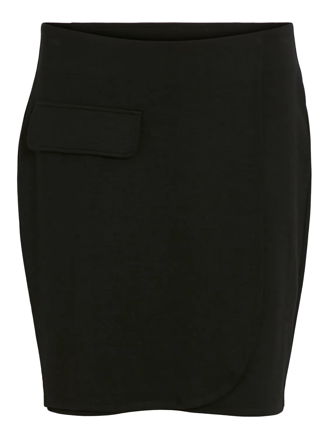 VILA DENTA RW SHORT SKIRT BLACK