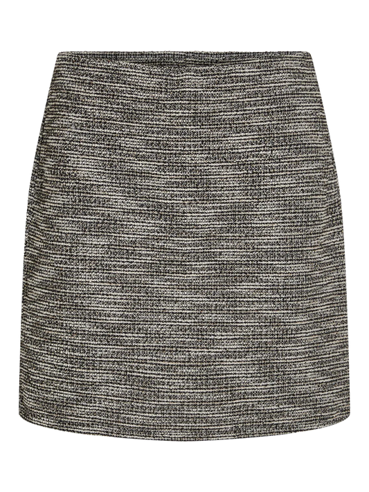 VILA VIANIRA MIDI SKIRT BLACK