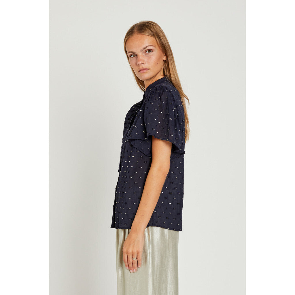 RUE DE FEMME  SYLVIE SHIRT DARK BLUE