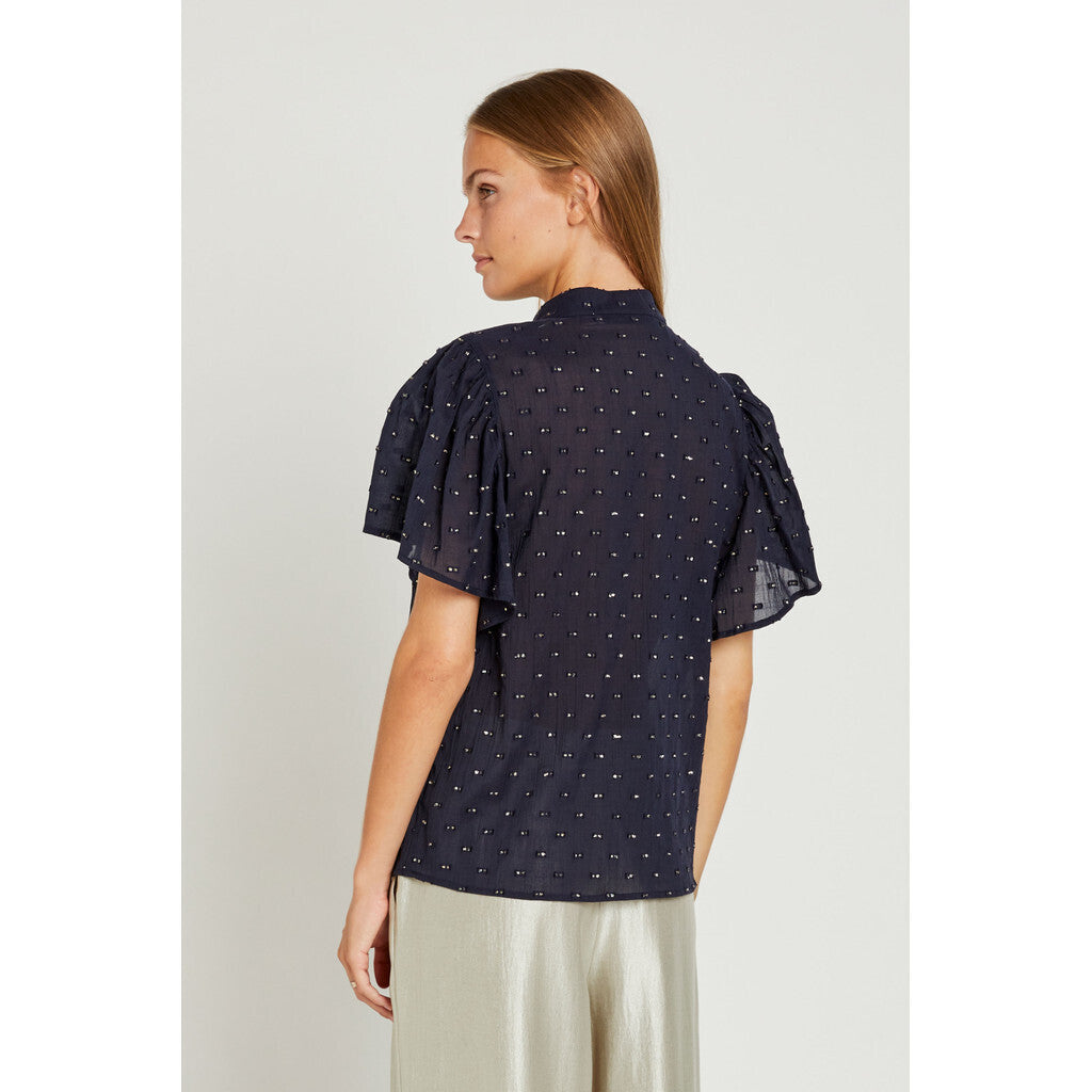 RUE DE FEMME  SYLVIE SHIRT DARK BLUE