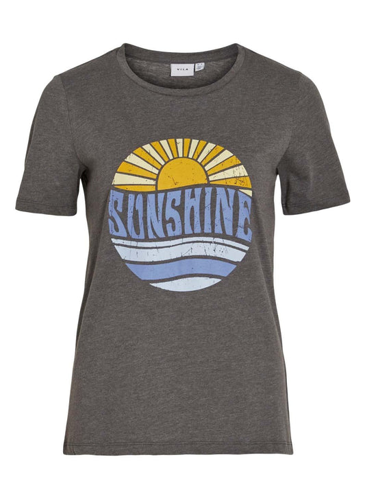 VILA, Visunshine T-Shirt Blue/Yellow