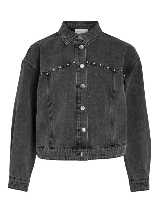 VILA VIMADIRA DENIM JACKET GREY