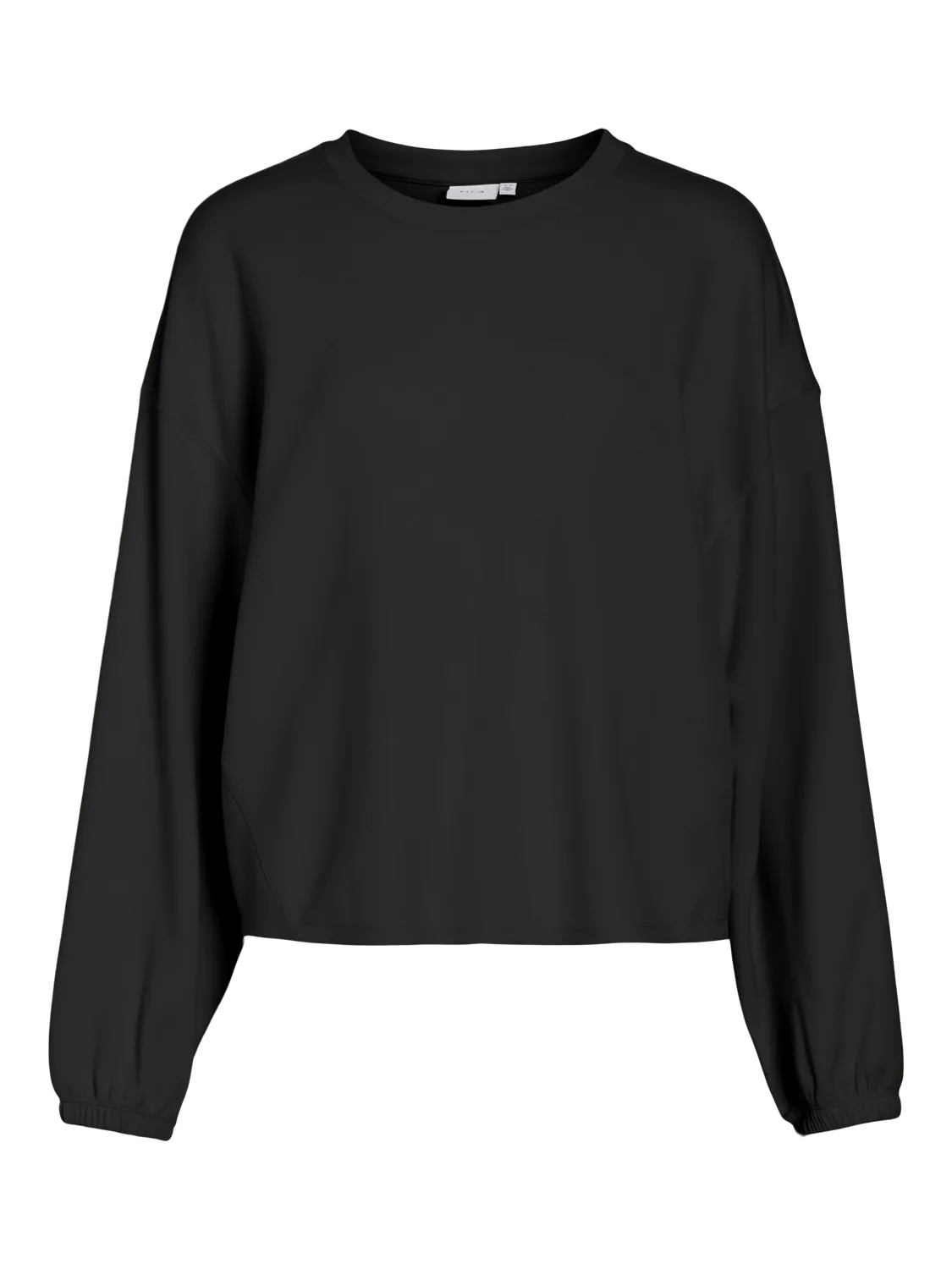 VILA ANIRA O NECK SWEAT BLACK