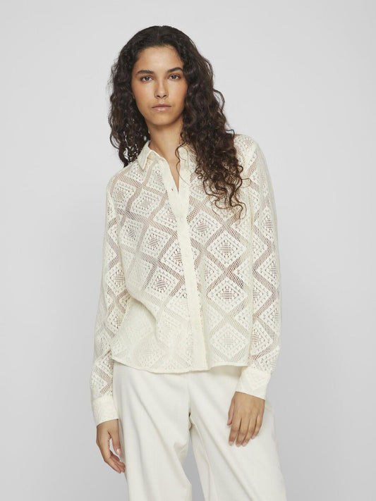 VILA, Vinomie L/S Shirt Birch